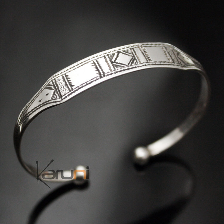 Ethnic Chain Bracelet Silver Jewelry Men/Women Tuareg Tribe Design 06