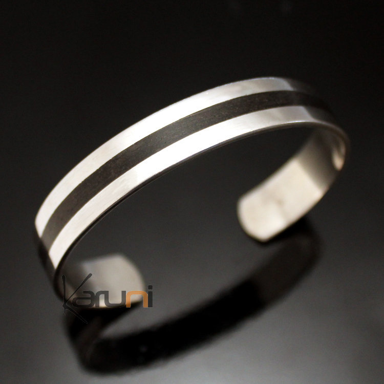 Tuareg city bracelet in sterling silver  handmade by Tuareg craftsmen of Agadez in Niger