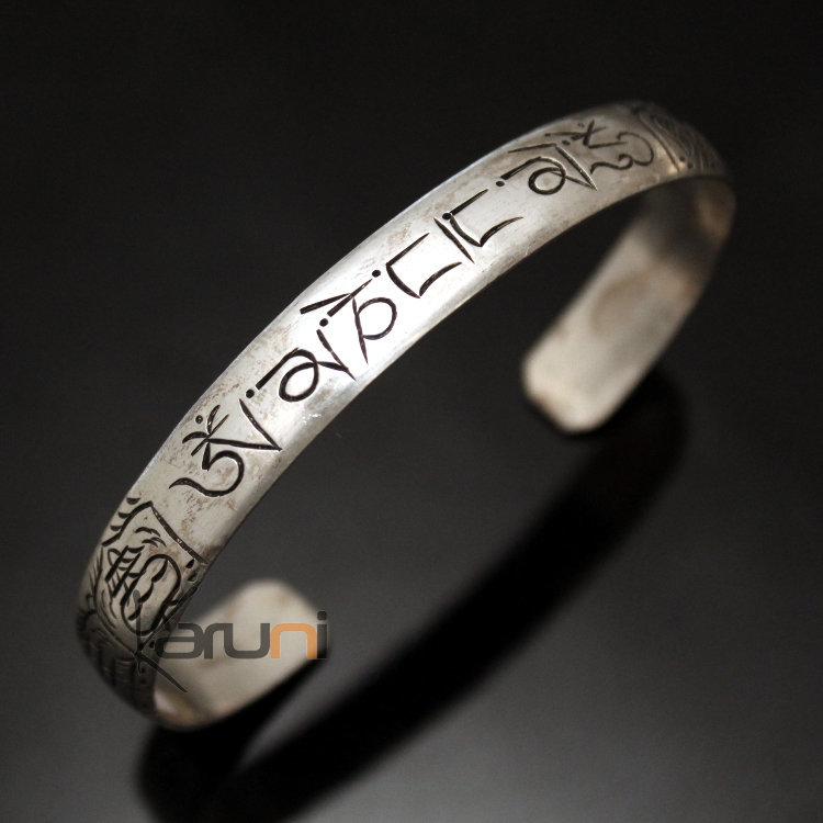 Nepalese Silver Brass Bracelet 18