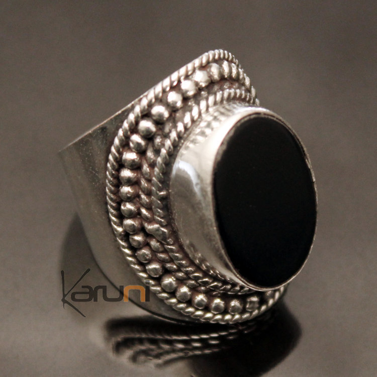 jewelry ethnical silver ring