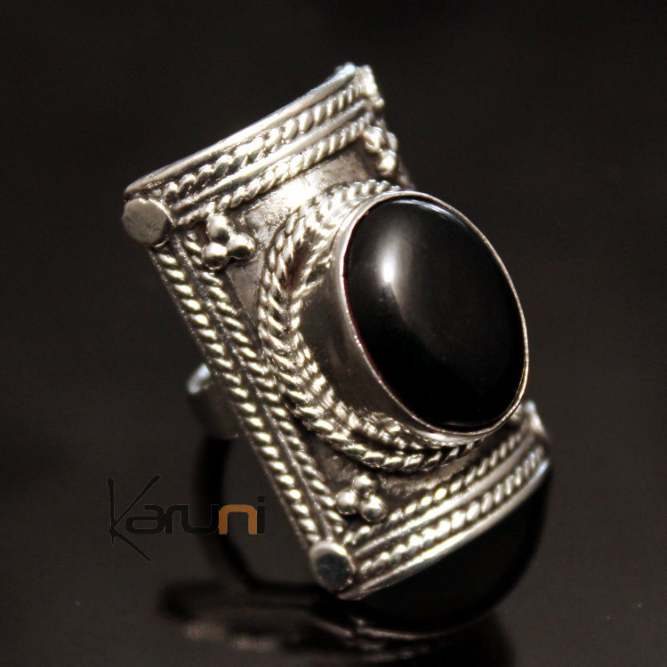 jewelry ethnical silver ring