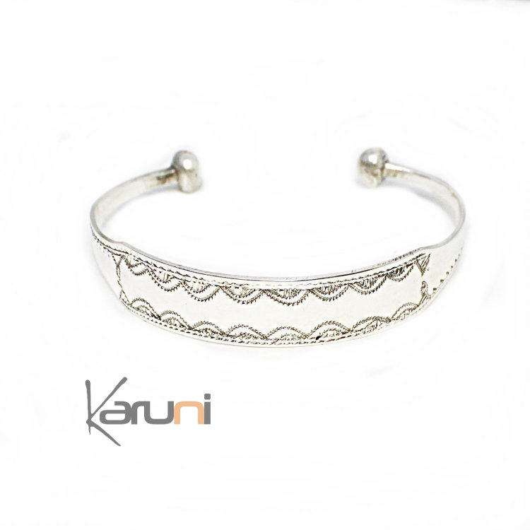 Engraved Sterling Silver Bracelet 3106