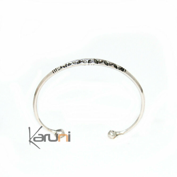 Leaf 75 % silver 25 % copper Bracelet 3127