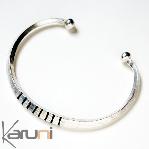 African Bracelet   Silver 750 Mauritania Men/Women Tuareg Tribe Design 18