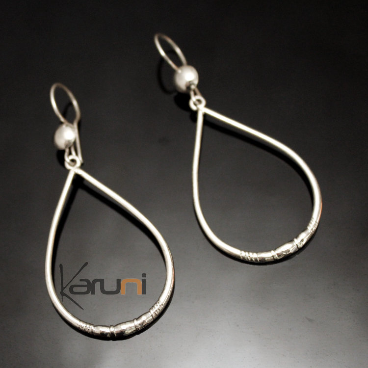 Sterling Silver Jewelry Drops Design Earrings