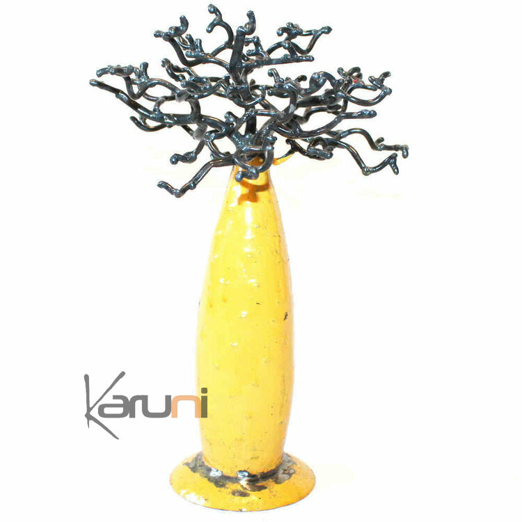 Jewelry Tree Baobab design jewelry holder Yellow