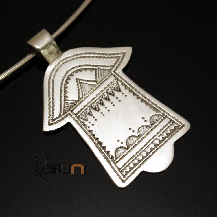 925 sterling Silver pendant fatma hand 05