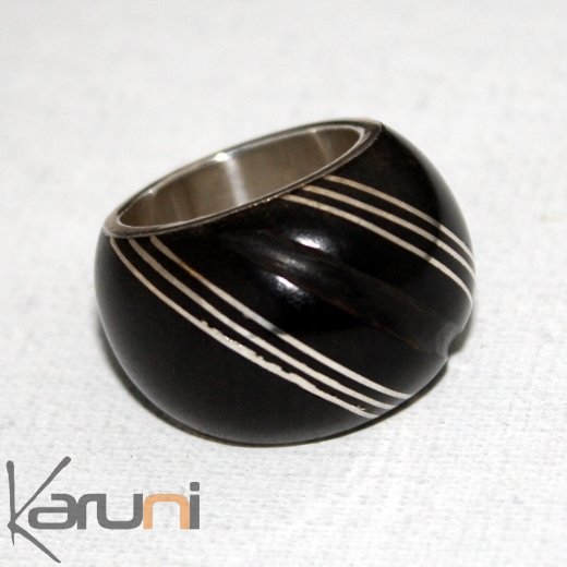 Ebony square ring