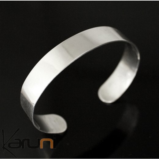 Ethnic Bracelet Sterling Silver Jewelry Flat Smooth Men/Women Tuareg Tribe Design 03