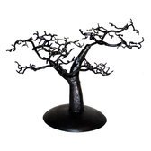 Jewelry Tree-holder design 30x30 cm cedar recycled metal Madagascar baobab