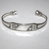 Ethnic Chain Bracelet Silver Jewelry Large Men/Women Tuareg Tribe Design 05