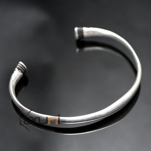 Tuareg Ethnic Jewelry Silver Bracelet Man / Woman / Child TAYRI 04 - KARUNI