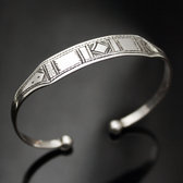 Ethnic Chain Bracelet Silver Jewelry Men/Women Tuareg Tribe Design 06