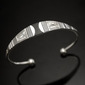 ebony sterling silver bracelet