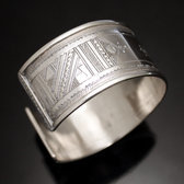 tuareg cuff sterling silver