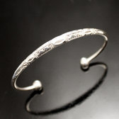 Ethnic Bracelet Sterling Silver Jewelry Engraved Angle Men/Women Tuareg Tribe Design 11