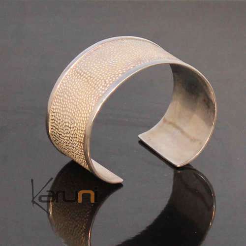 Karuni silver hammered bracelet 2