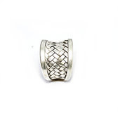 Braided 925 silver ring