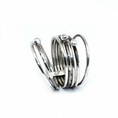 Weekly ring silver 925