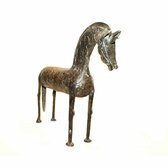 Bronze dogon horse