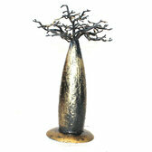 golden metal baobab