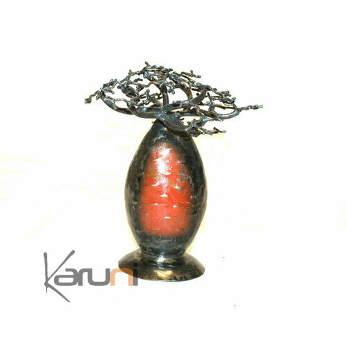 Jewelry Tree Baobab design jewelry holder bombe Red