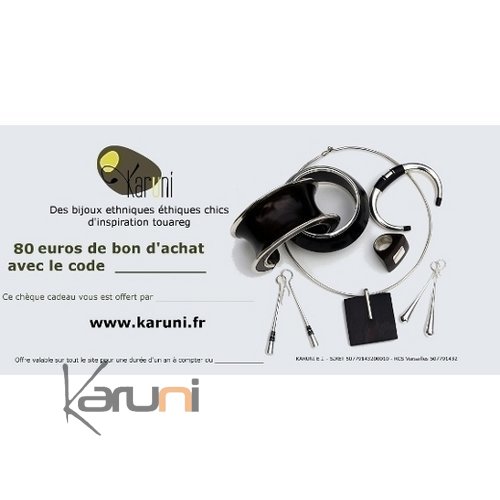 Gift Cards Online Jewelry Home Decor Karuni Store 80 euros