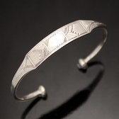 Ethnic Chain Bracelet Silver Jewelry Men/Women Tuareg Tribe Design 09